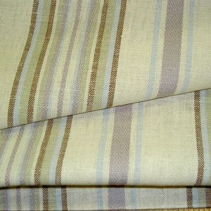 5 YDS linen Duralee Majorca Stripe Wisteria